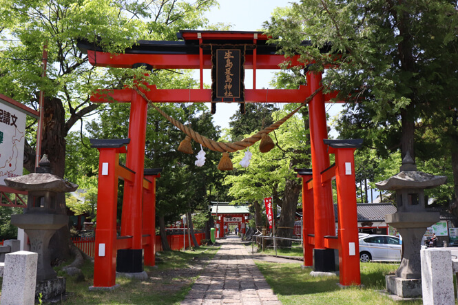 生島足島神社鳥居