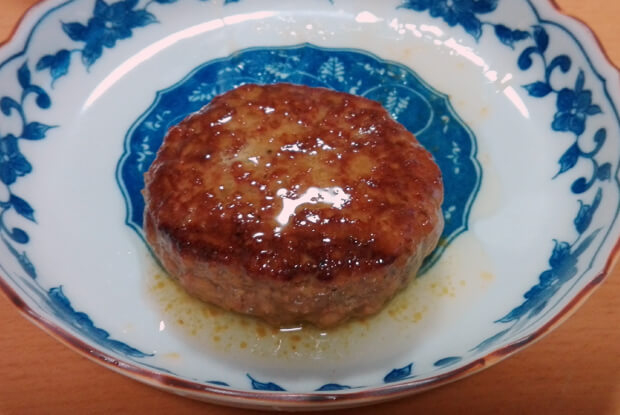 ツルヤオリジナル　焼き上げハンバーグ　プレーン