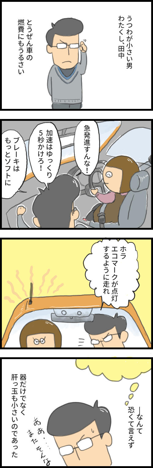 妻の運転に何も言えない 漫画